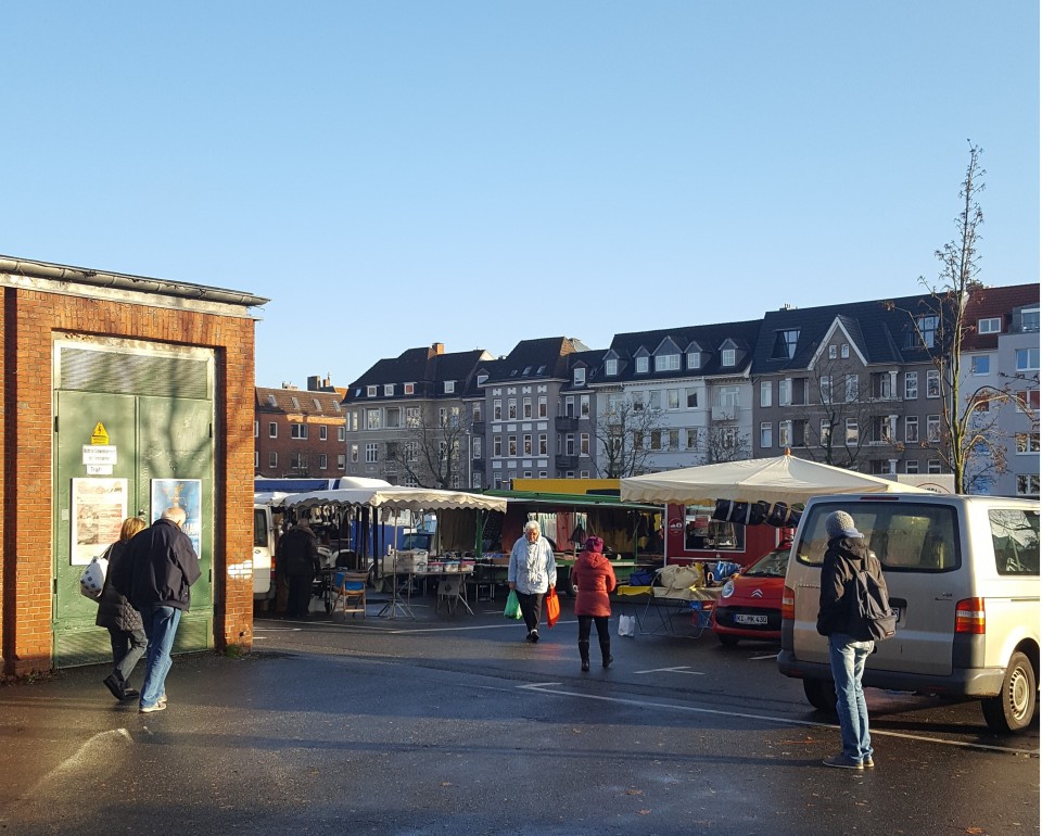 Markt auf dem Blcherplatz